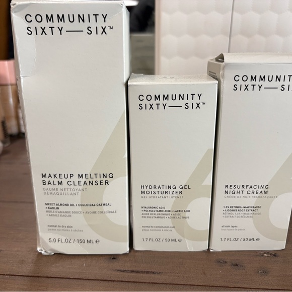 Community Sixty-Six Other - Community Sixty-Six Skincare Set Cleanser, Moisturizer, Night Cream